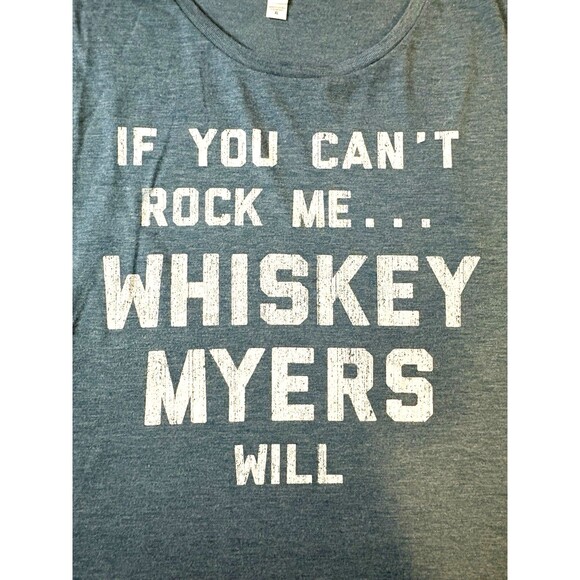 Womens Bella XL Sleeveless Tank Top  “If You Can’t Rock Me Whiskey Myers Will” - Picture 4 of 6